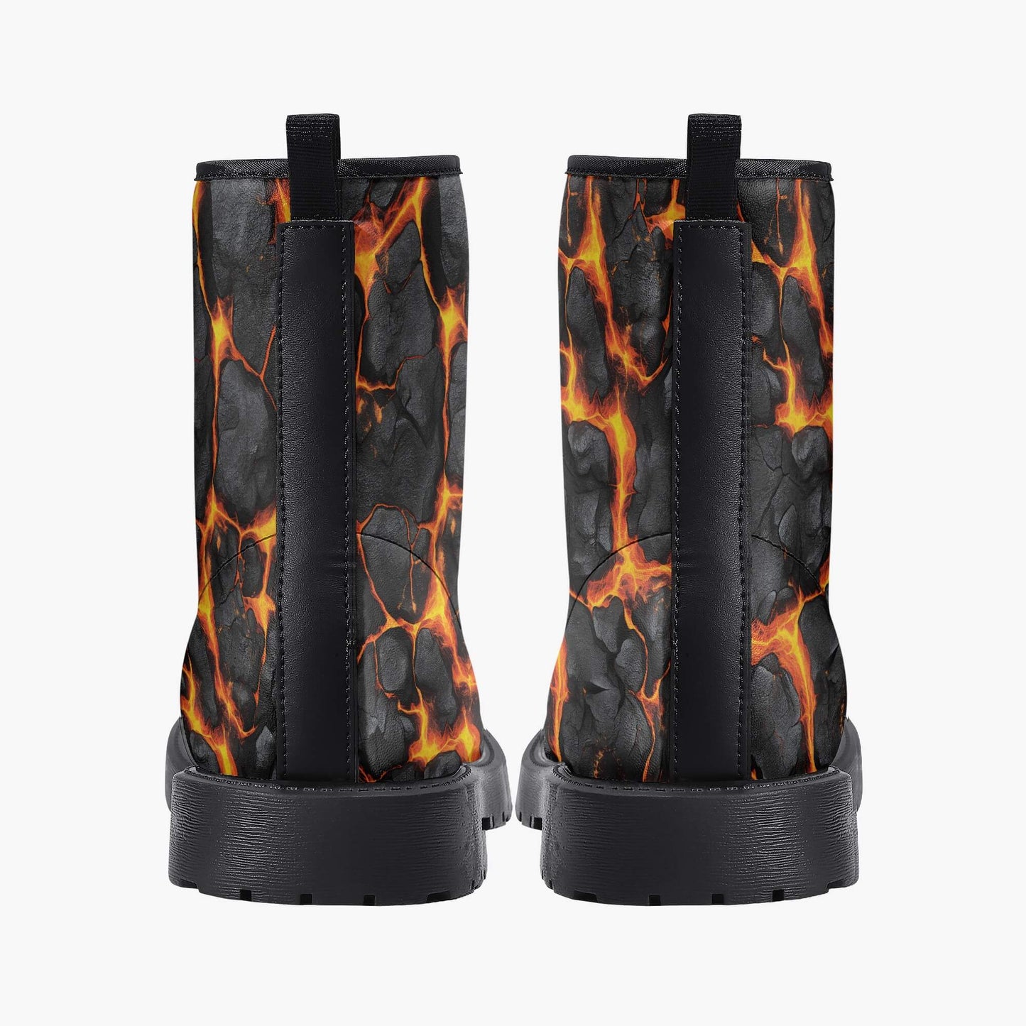 Volcanic Bloom Combat Boots