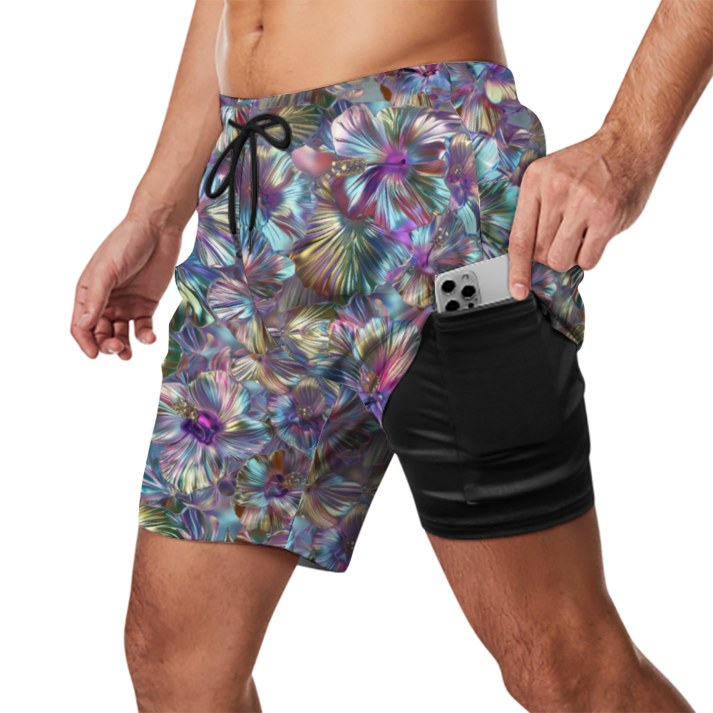 Chrome Dream Lined Swim Trunks