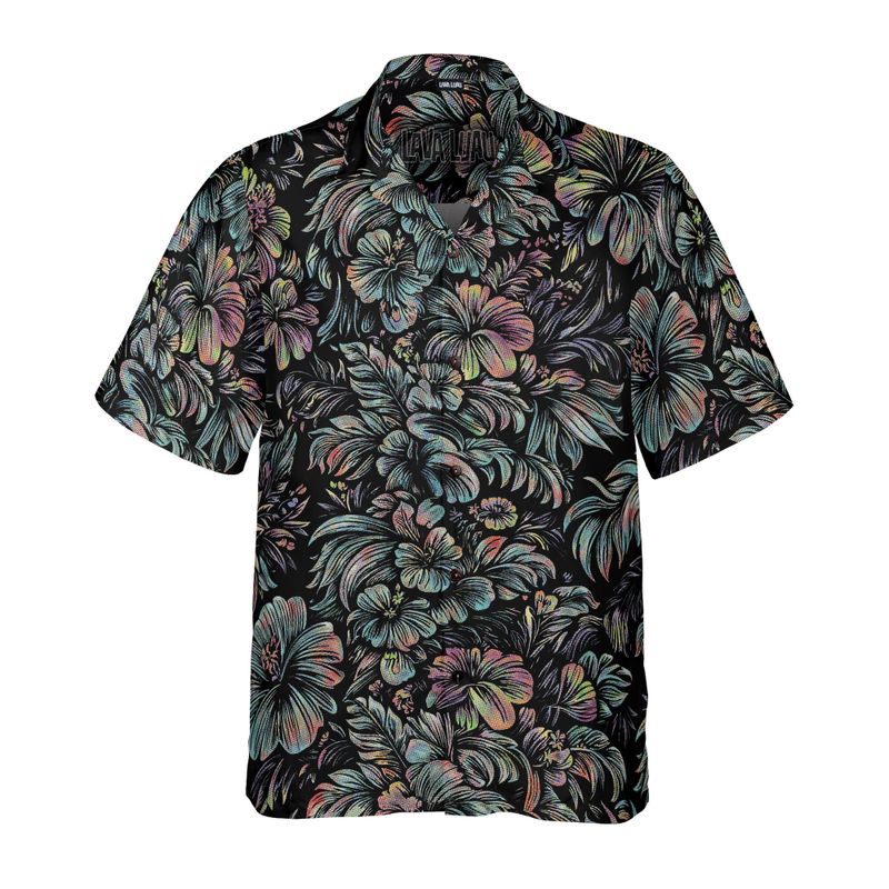 Jungle Halftone Hawaiian Shirt