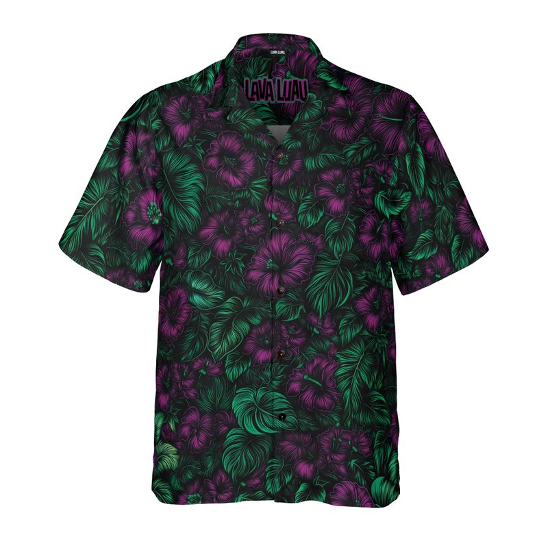 Midnight Bloom Hawaiian Shirt