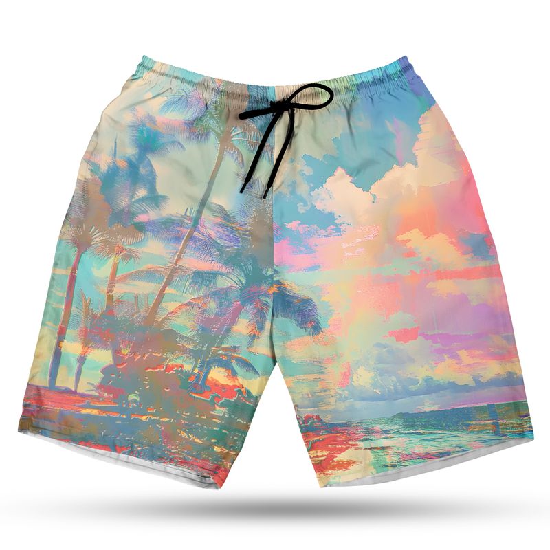 Mirage Beach Hawaiian Shorts