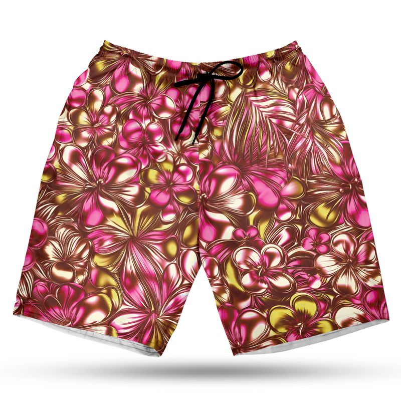 Blossom Surge Hawaiian Shorts (Aurora Remix)