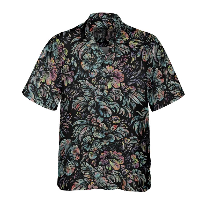 Jungle Halftone Hawaiian Shirt