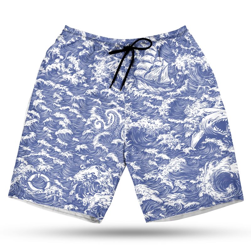 Rogue Waves Hawaiian Shorts (Whitewater Remix)