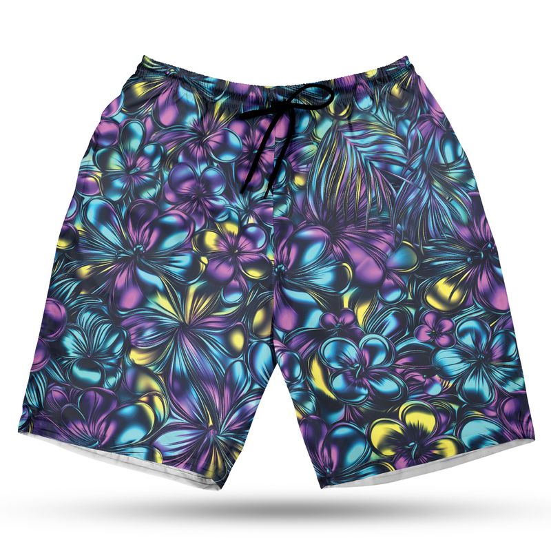 Blossom Surge Hawaiian Shorts (Celestial Remix)