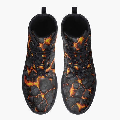 Volcanic Bloom Combat Boots