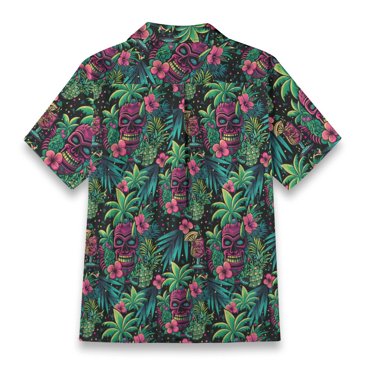 Linen Neon Paradise Hawaiian Shirt