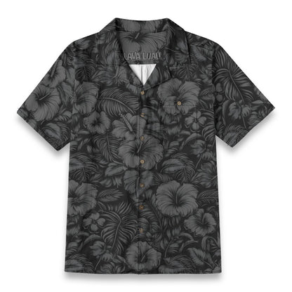 Linen Flora Obscura (Nānahu Remix) Hawaiian Shirt