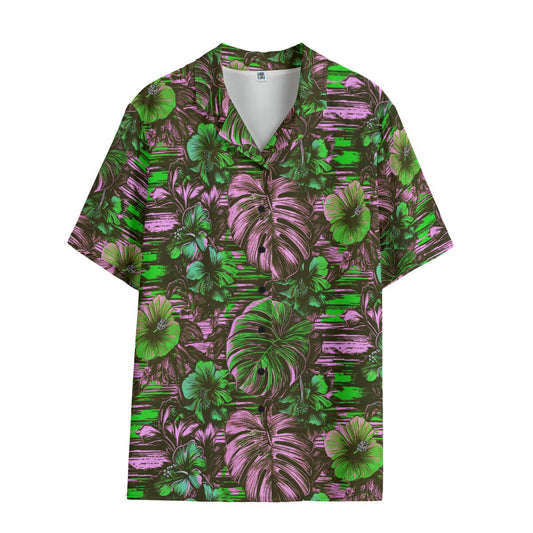 Leaf & Bloom (Mild Remix) Ladies Hawaiian Shirt