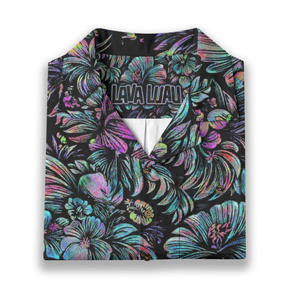 Linen Jungle Halftone Hawaiian Shirt