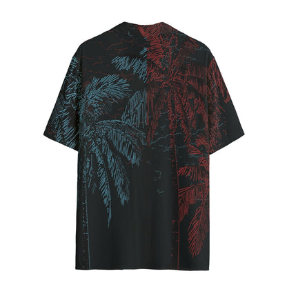 Echo Palms Ladies Hawaiian Shirt