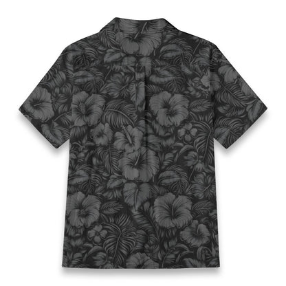 Linen Flora Obscura (Nānahu Remix) Hawaiian Shirt