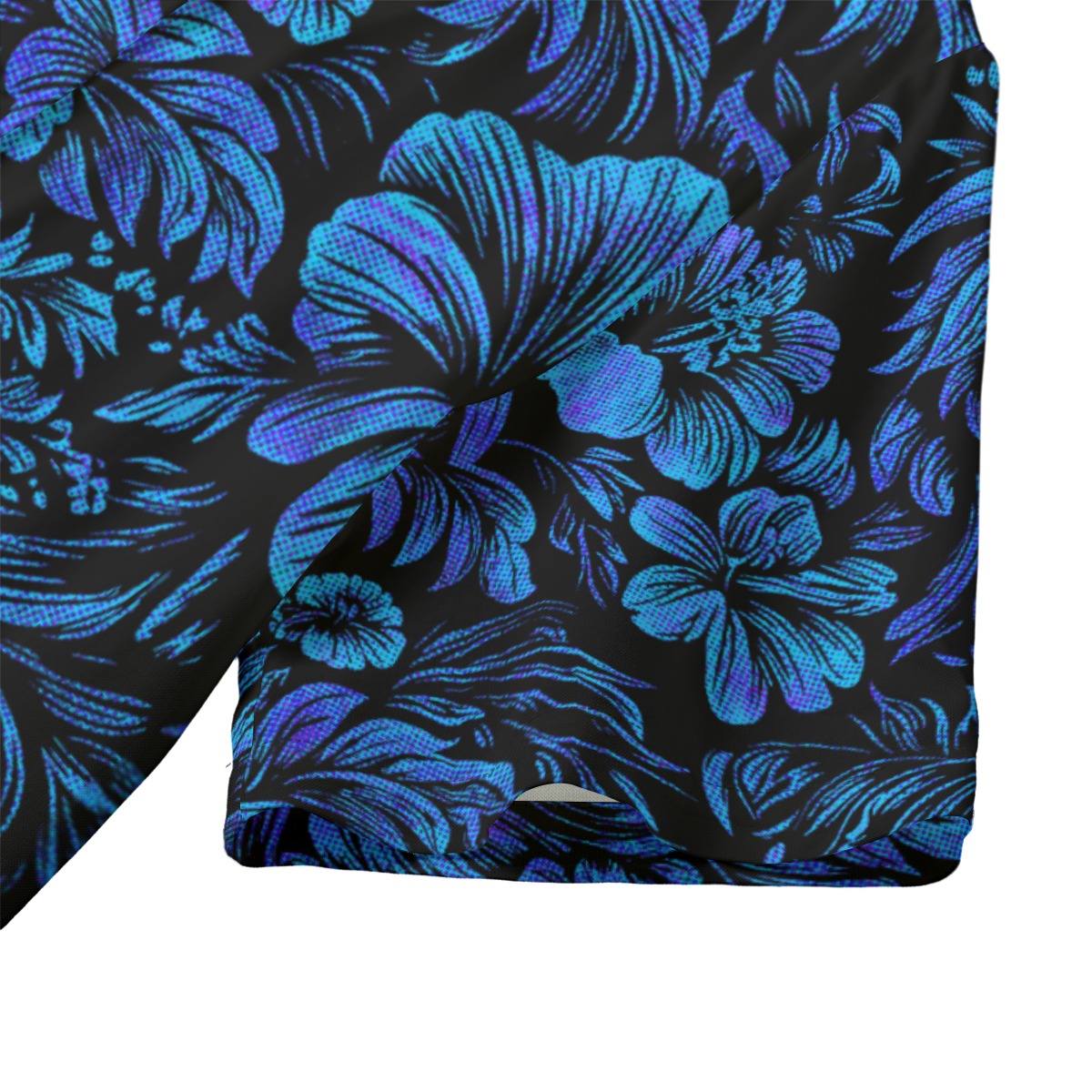 Jungle Halftone (Frozen Flowers Remix) Ladies Hawaiian Shirt