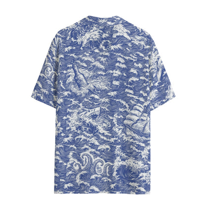 Rogue Waves Ladies Hawaiian Shirt