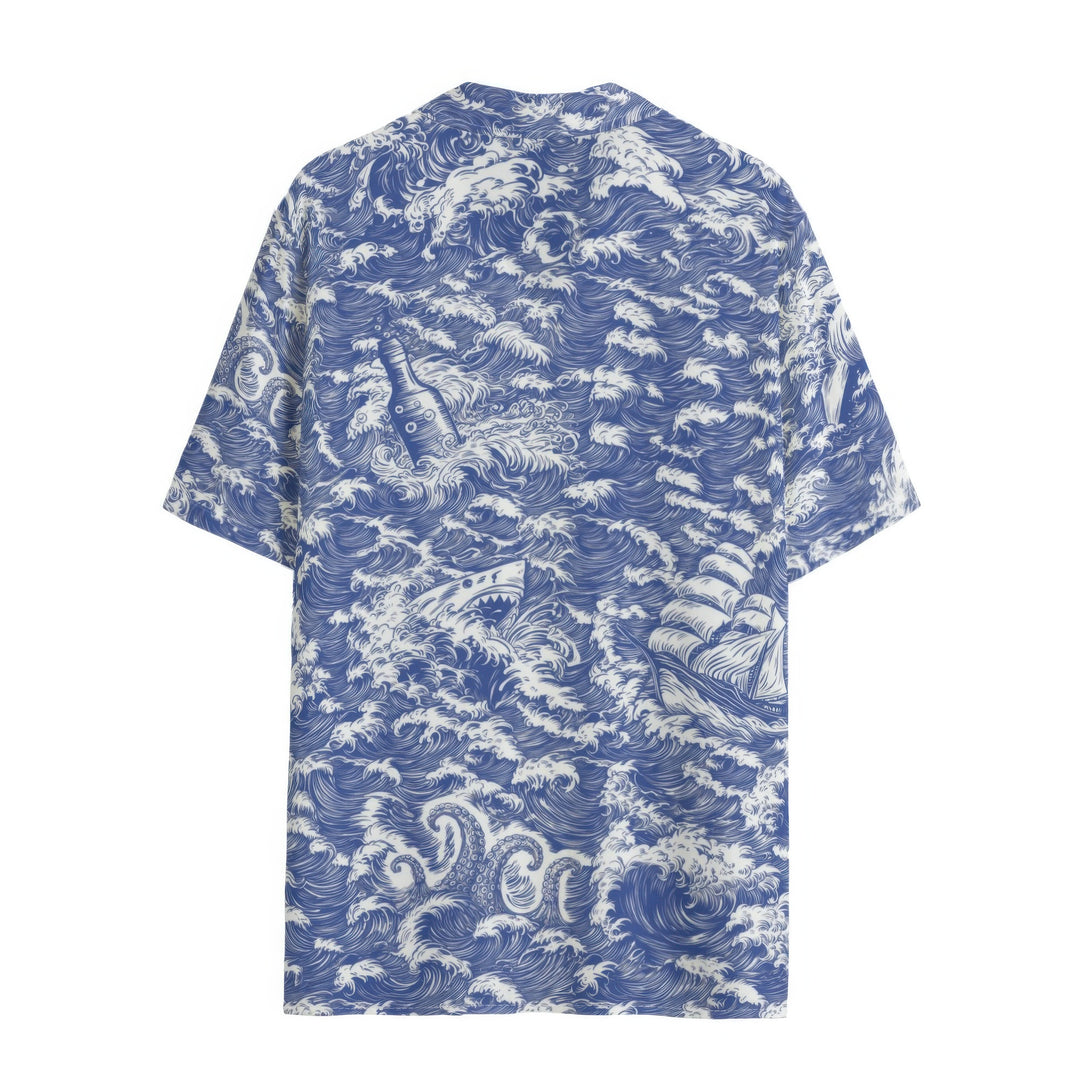 Rogue Waves Aloha Shirt (Women&