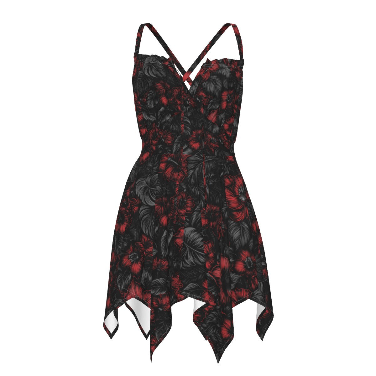 Midnight Bloom (Eclipse Remix) Hankerchief Dress