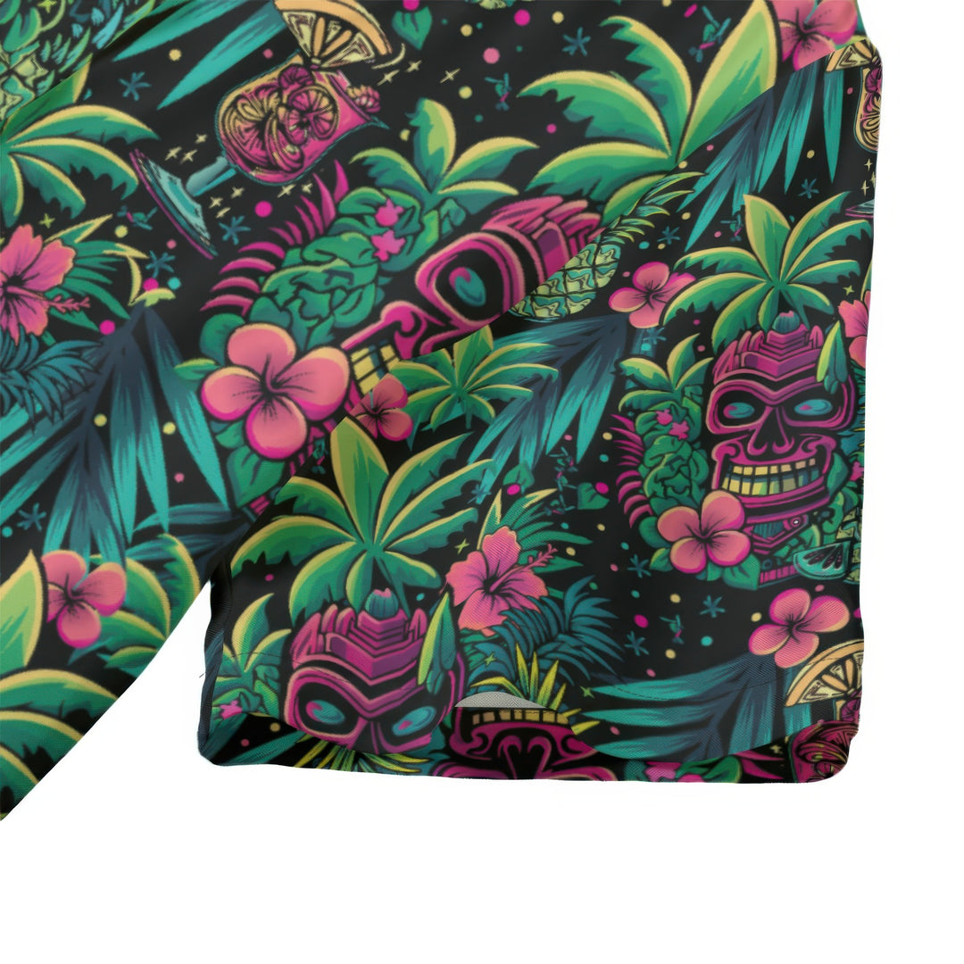 Neon Paradise Aloha Shirt (Women&