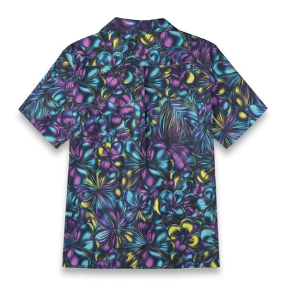 Linen Blossom Surge (Celestial Remix) Hawaiian Shirt