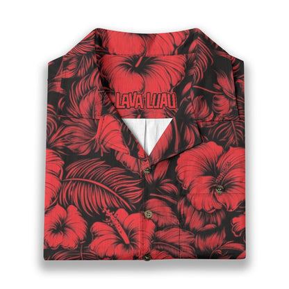 Linen Flora Obscura Hawaiian Shirt