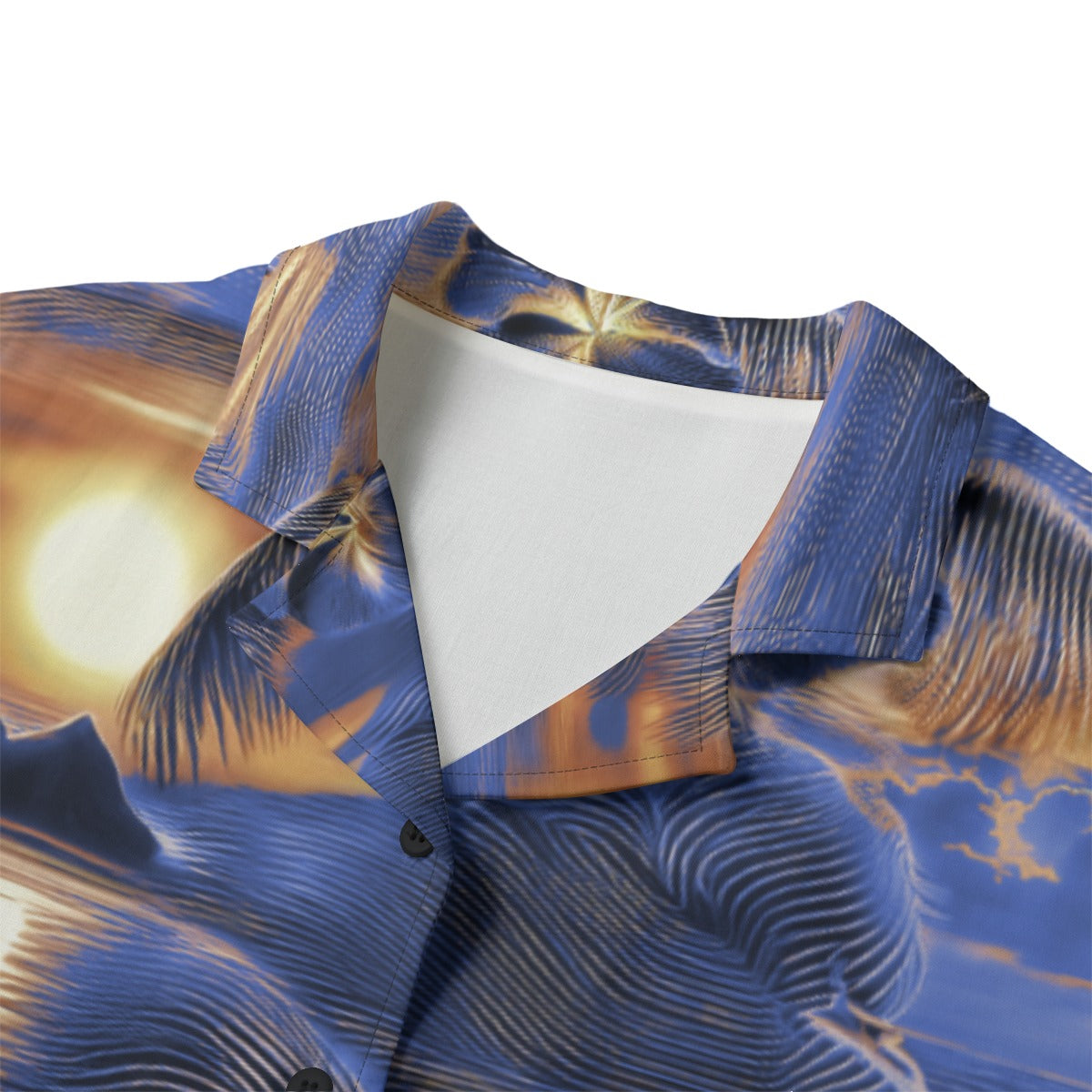 Hyperwave Horizon (Blue Remix) Ladies Hawaiian Shirt
