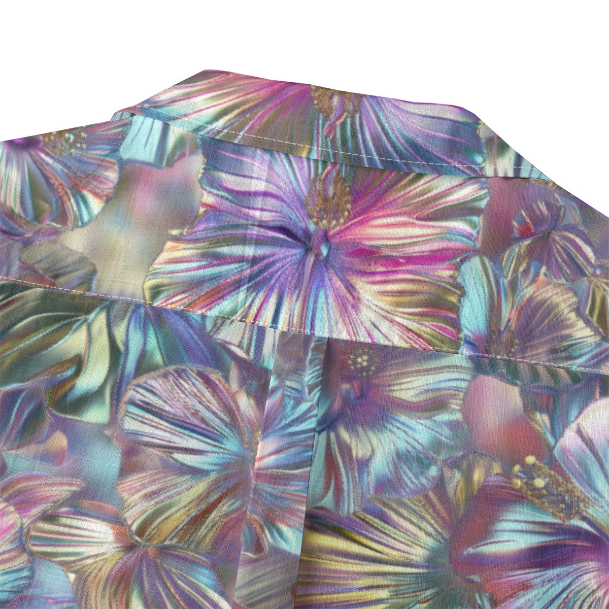 Linen Chrome Dreams Hawaiian Shirt