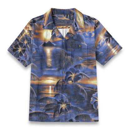 Linen Hyperwave Horizon (Daybreak Remix) Hawaiian Shirt