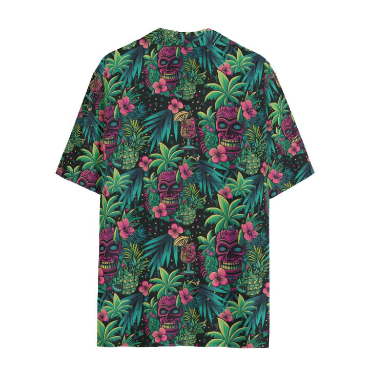 Neon Paradise Aloha Shirt (Women&
