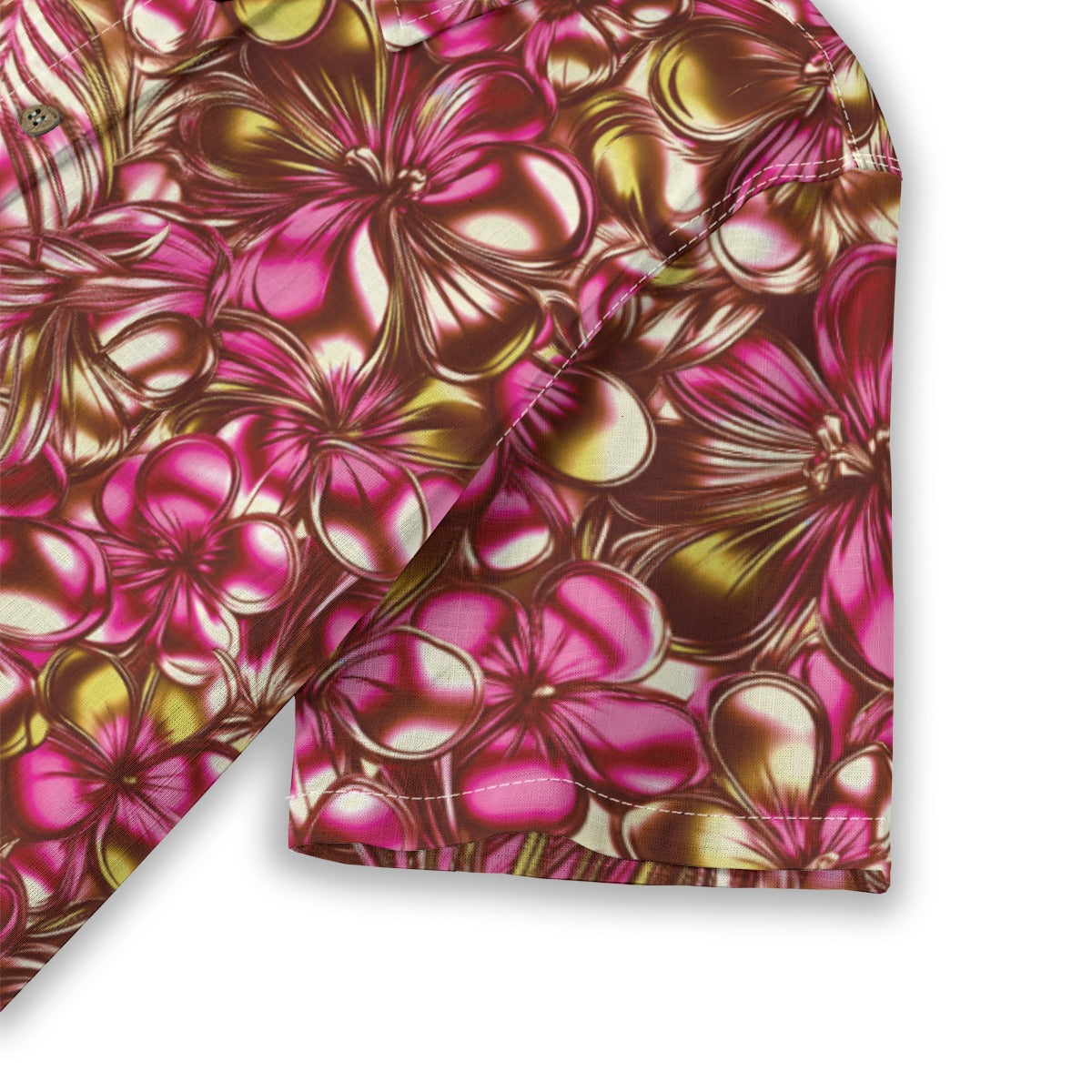 Linen Blossom Surge (Aurora Remix) Ladies Hawaiian Shirt