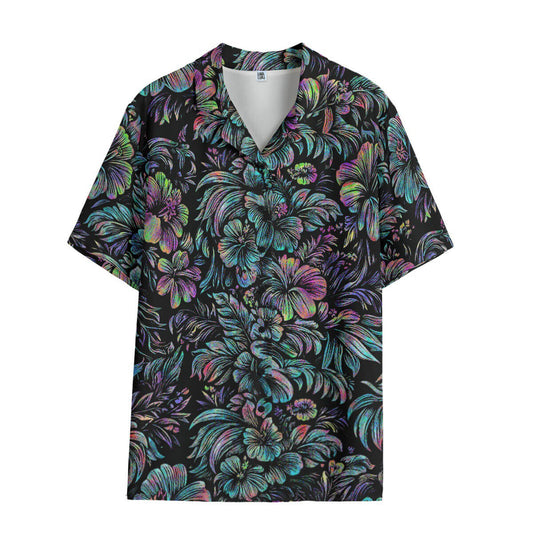 Jungle Halftone Ladies Hawaiian Shirt