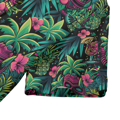 Neon Paradise Ladies Hawaiian Shirt