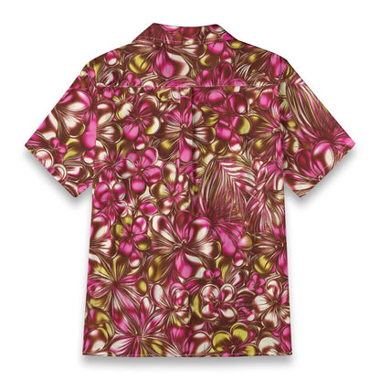 Linen Blossom Surge (Aurora Remix) Hawaiian Shirt