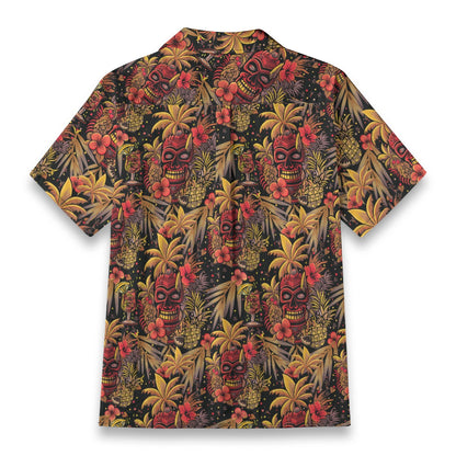Linen Neon Paradise (Ember Remix) Hawaiian Shirt
