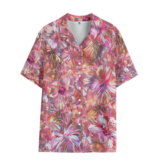 Chrome Dreams Ladies Hawaiian Shirt (Bubblegum Remix)