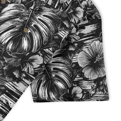 Linen Leaf & Bloom (Noir Garden Remix) Hawaiian Shirt