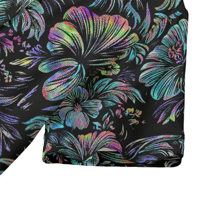 Jungle Halftone Ladies Hawaiian Shirt