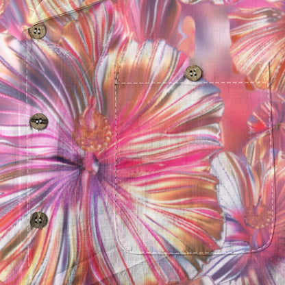 Linen Chrome Dreams (Bubblegum Remix) Hawaiian Shirt