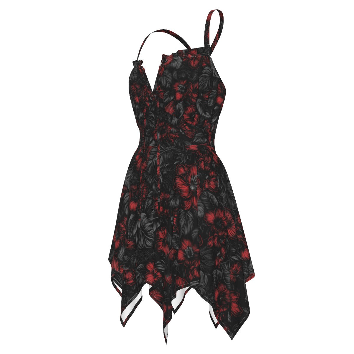 Midnight Bloom (Eclipse Remix) Hankerchief Dress