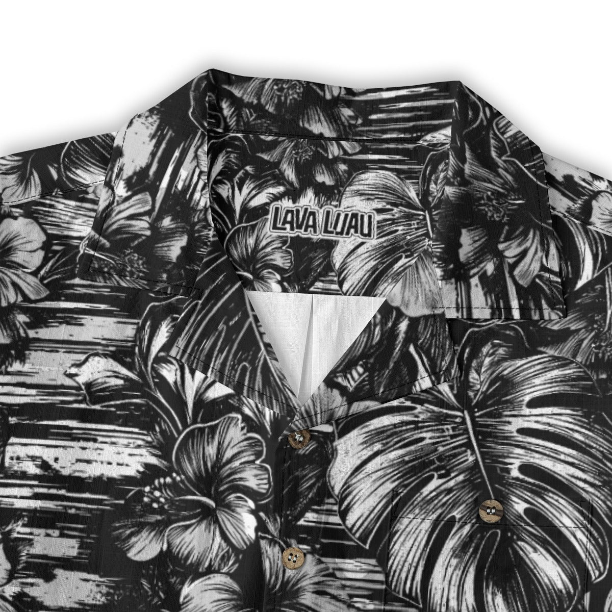 Linen Leaf & Bloom (Noir Garden Remix) Hawaiian Shirt