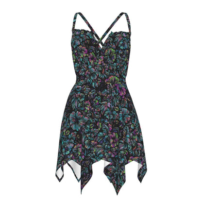 Jungle Halftone Handkerchief Dress
