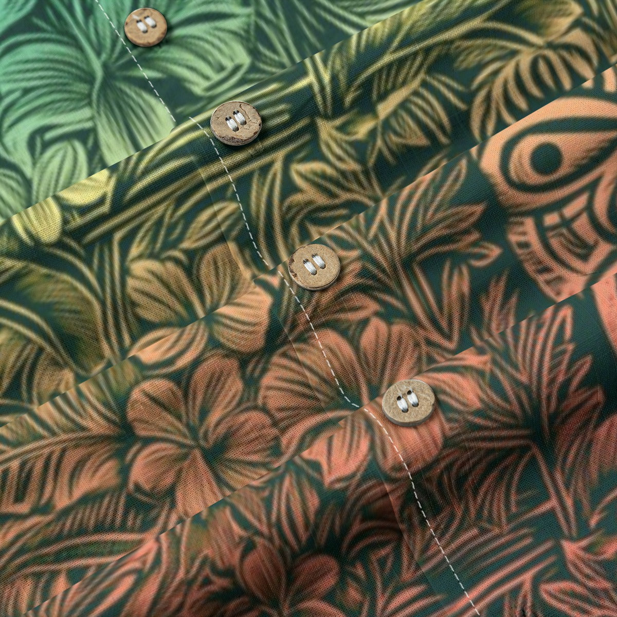 Linen Totems & Tropics (Tropical Heat Remix) Hawaiian Shirt