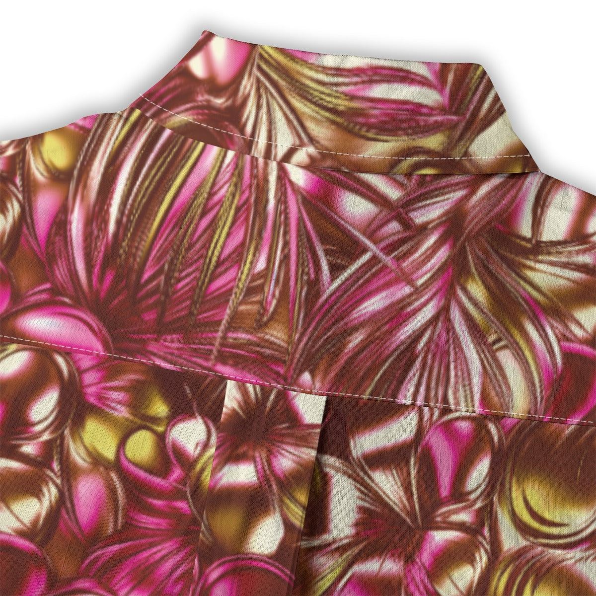 Linen Blossom Surge (Aurora Remix) Ladies Hawaiian Shirt