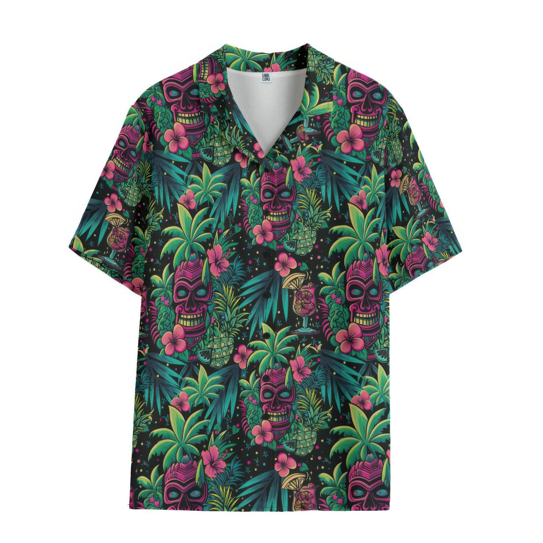 Neon Paradise Aloha Shirt (Women&