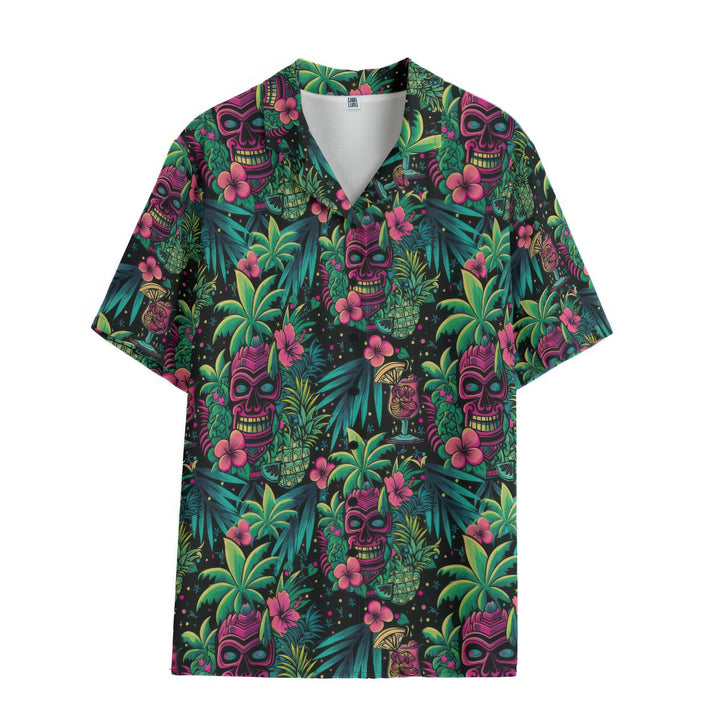 Neon Paradise Aloha Shirt (Women&