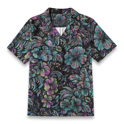 Linen Jungle Halftone Hawaiian Shirt