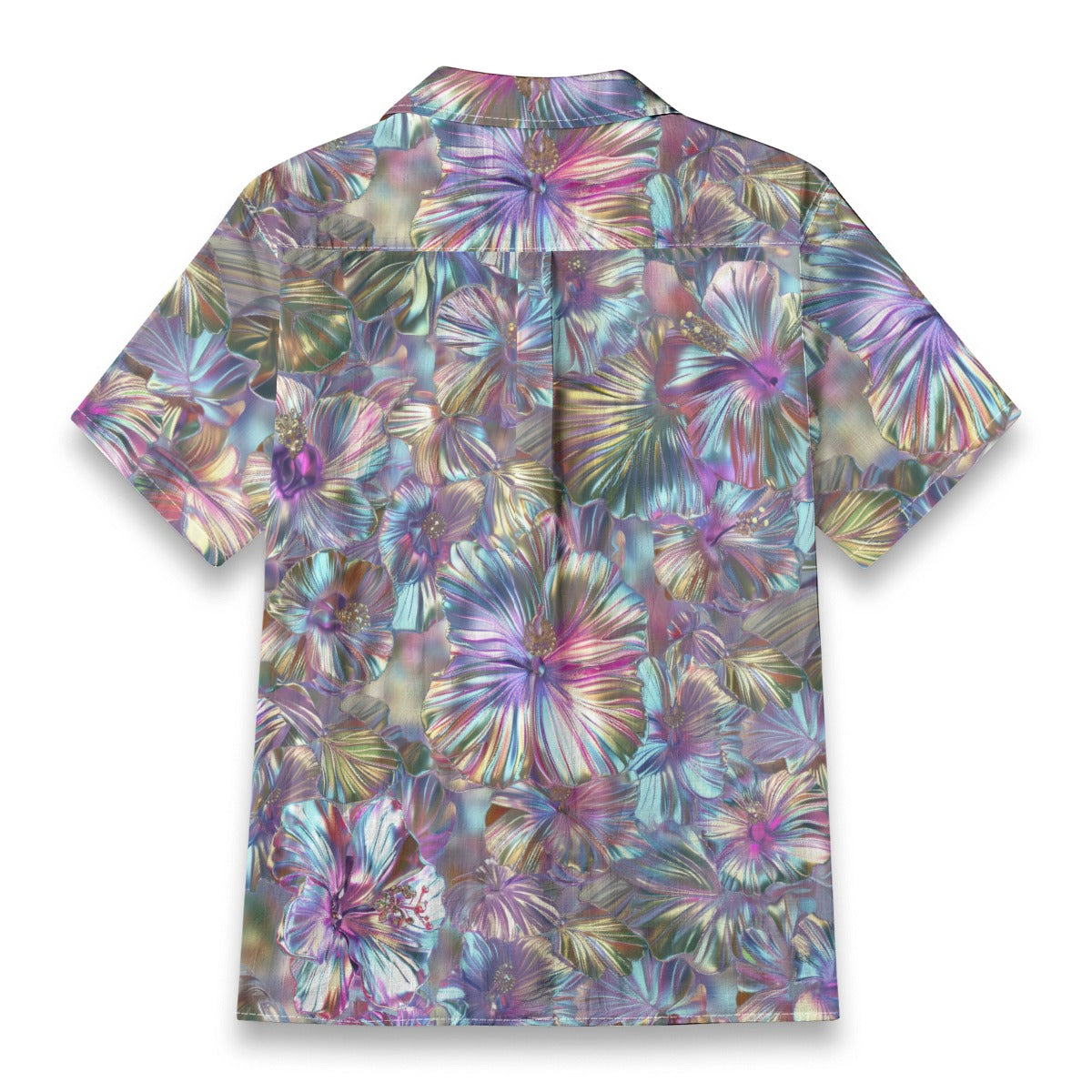 Linen Chrome Dreams Hawaiian Shirt