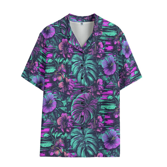 Leaf & Bloom (Wild Remix) Ladies Hawaiian Shirt