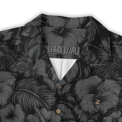 Linen Flora Obscura (Nānahu Remix) Hawaiian Shirt