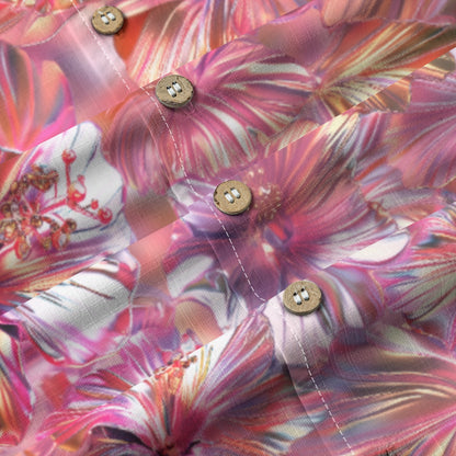 Linen Chrome Dreams (Bubblegum Remix) Hawaiian Shirt