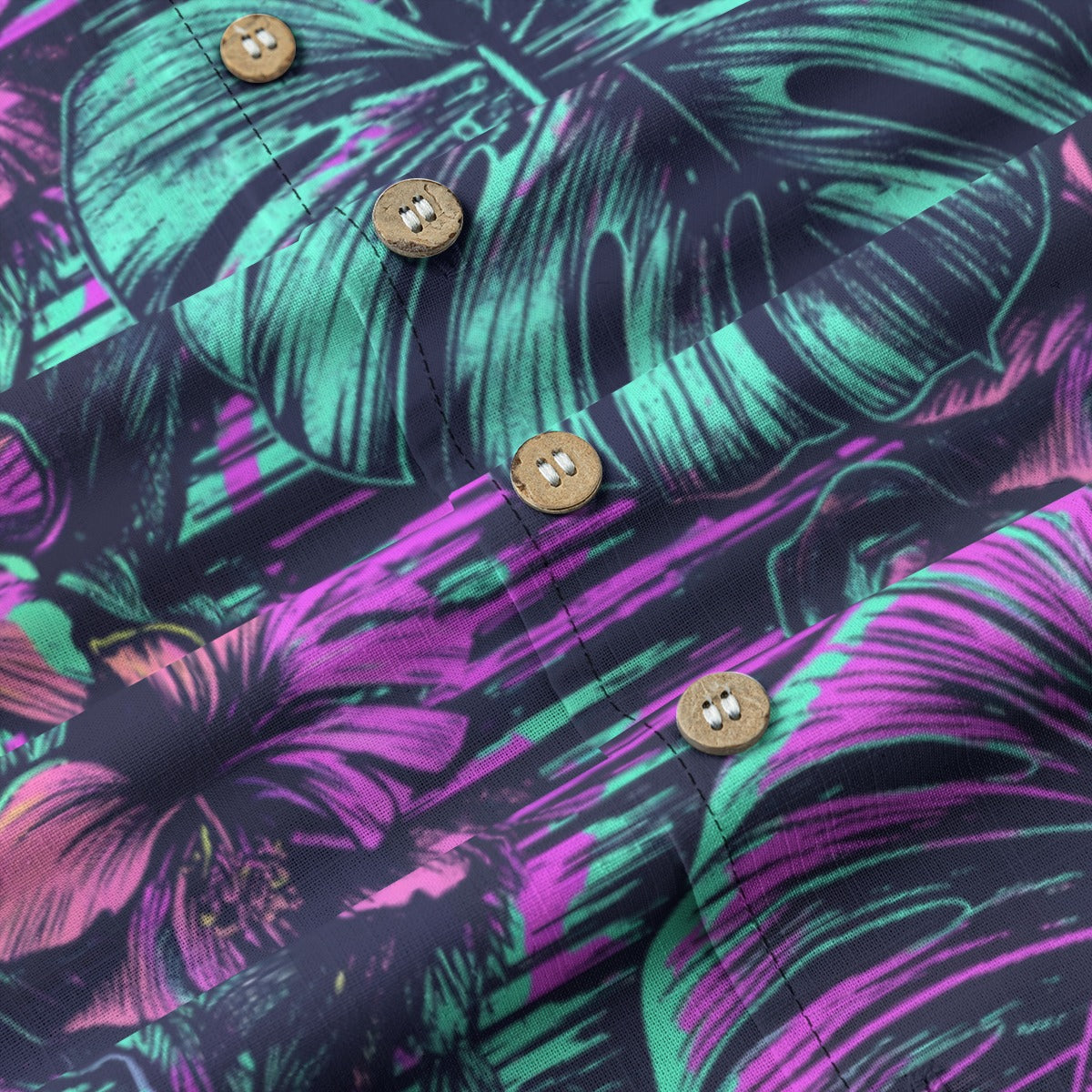 Linen Leaf & Bloom (Wild Remix) Hawaiian Shirt