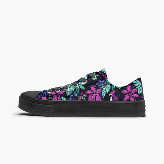 Scribble Birds Low Tops
